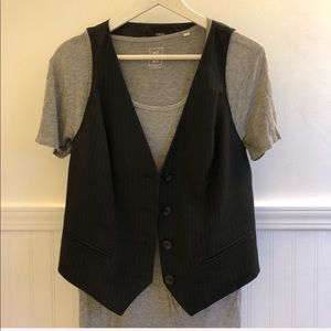 Style & co Black Buttoned Vest